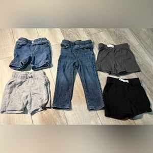 Jumping Beans and Cat & Jack 2T 5 pc bottom lot